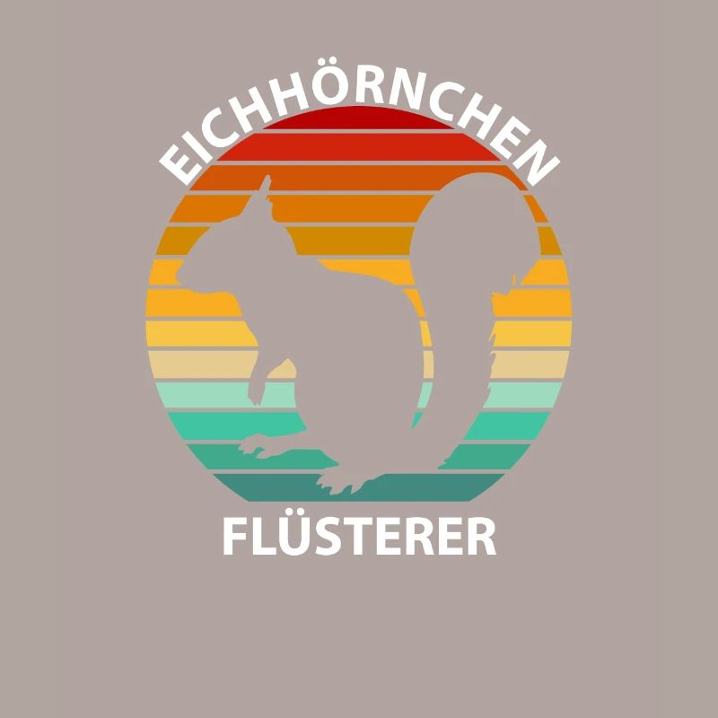 Eichhörnchen Flüsterer Eichkätzchen Squirrel Retro