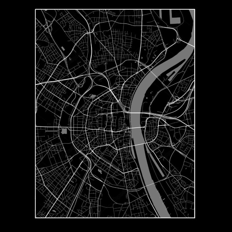 Cologne Plan de la ville