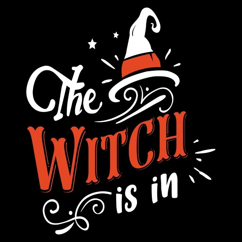 La sorcière est dans la citation de sorcière d'Halloween