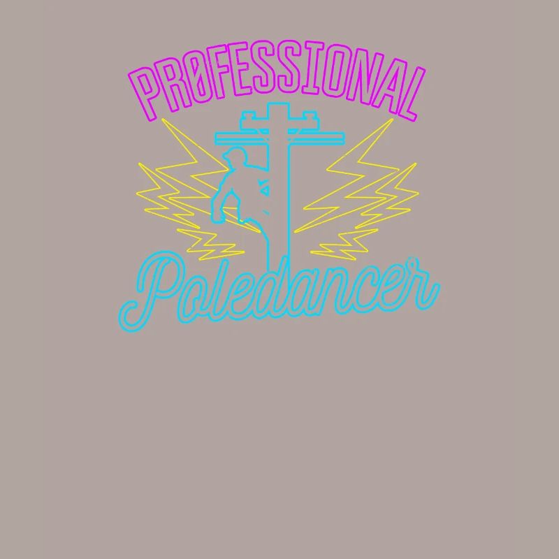 Lineman Pole 80s Professional Poledancer Geschenk