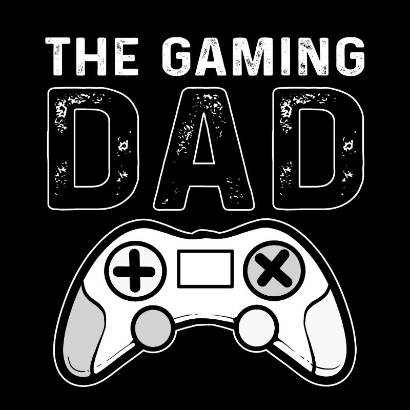 Gamer Dad Gaming Playing Controller Games