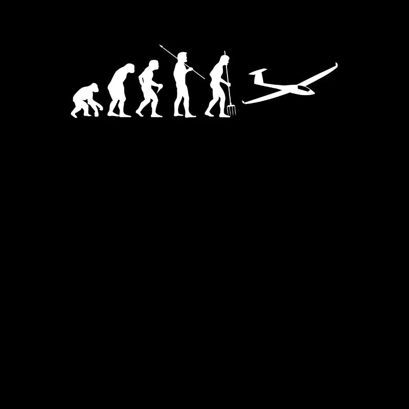 Evolution Segelflieger T-Shirt Geschenk