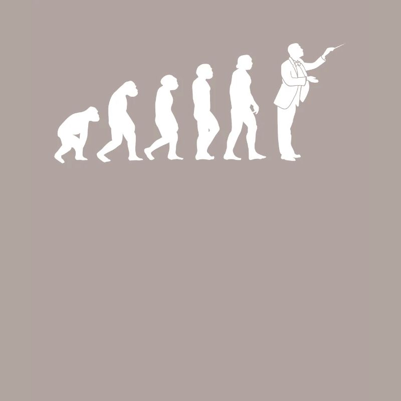 Evolution Dirigent T-Shirt Geschenk