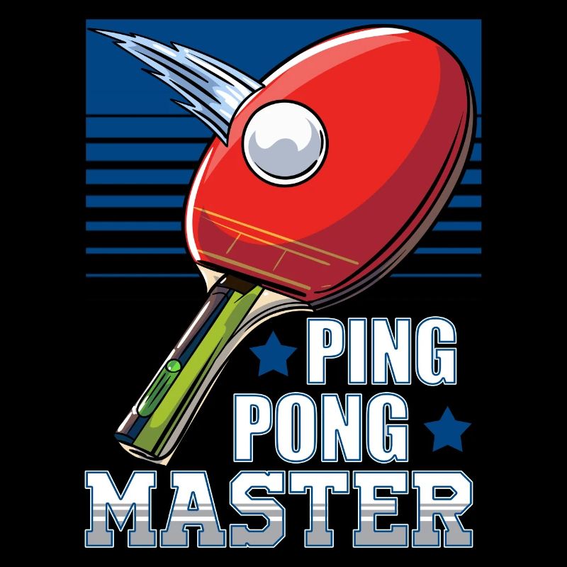 Funny Ping Pong Master Table Tennis Player
