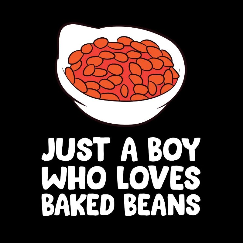 Baked Bean Boy Nur ein Junge, der Baked Beans
