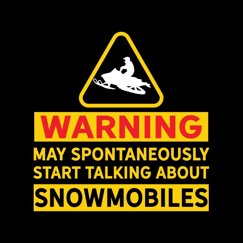 Funny Snowmobiling Snowmobile