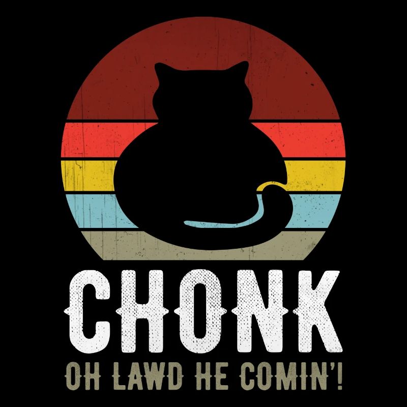 Chonk Cat Drôle Chat Mème Chat Papa Chat Maman