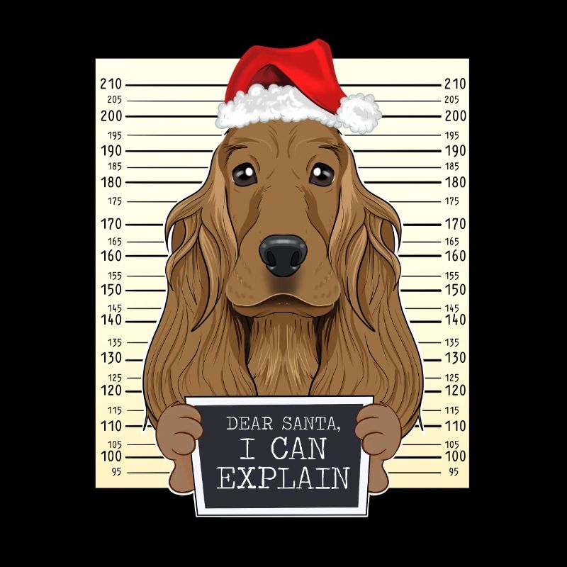 Dear Santa I Can Explain Cocker Spaniel Christmas