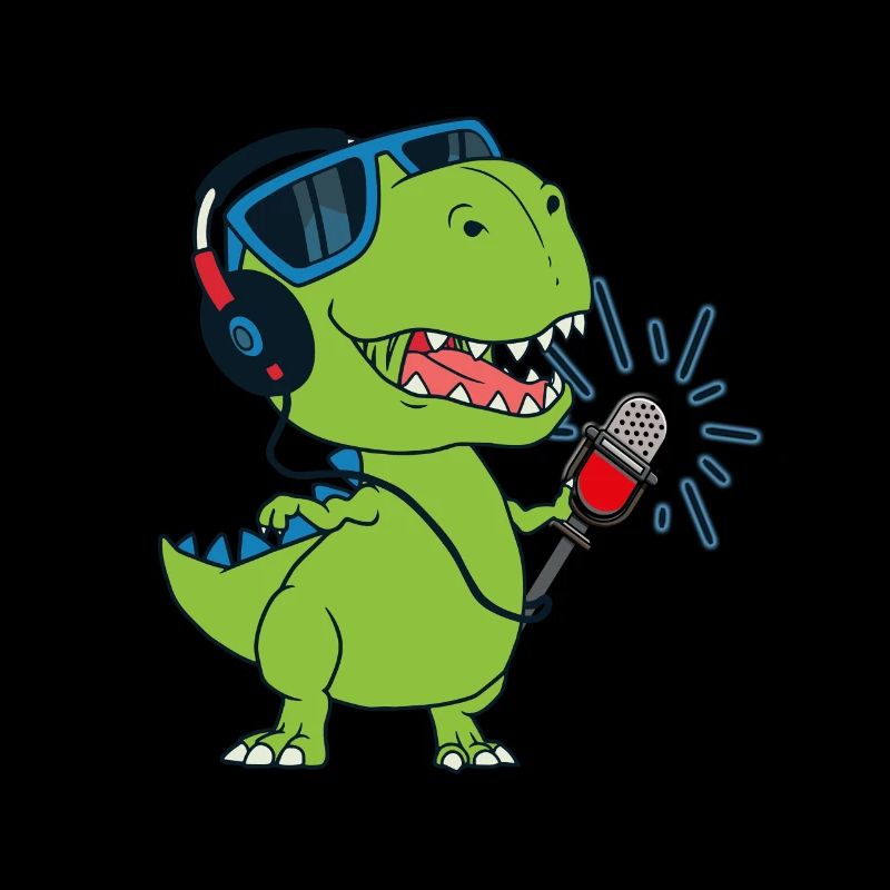 Singender Dinosaurier