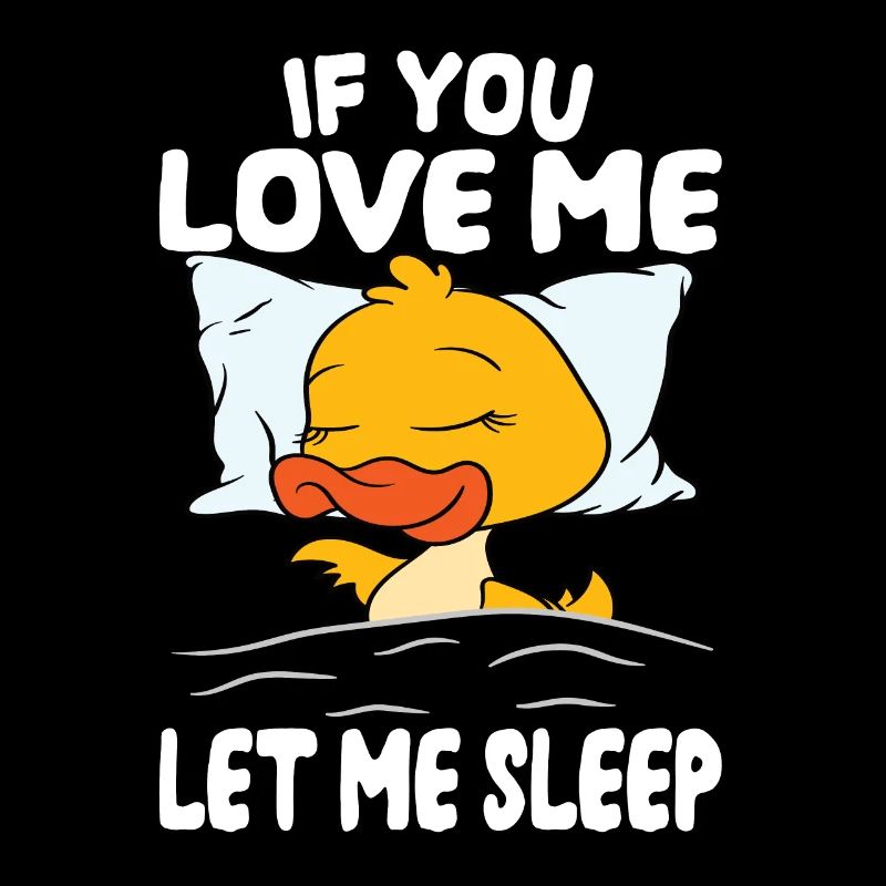 Laisse moi dormir canard