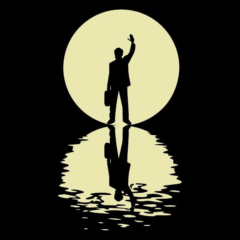 Le vendeur et la lune