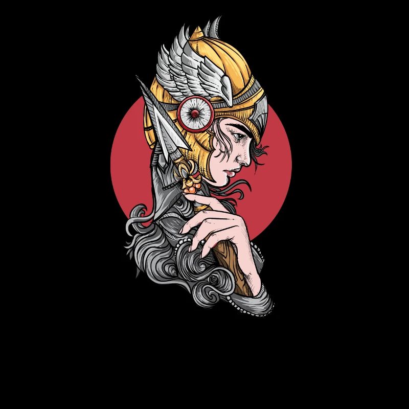 Valkyrie I Valkyrie Viking Valhalla motif for