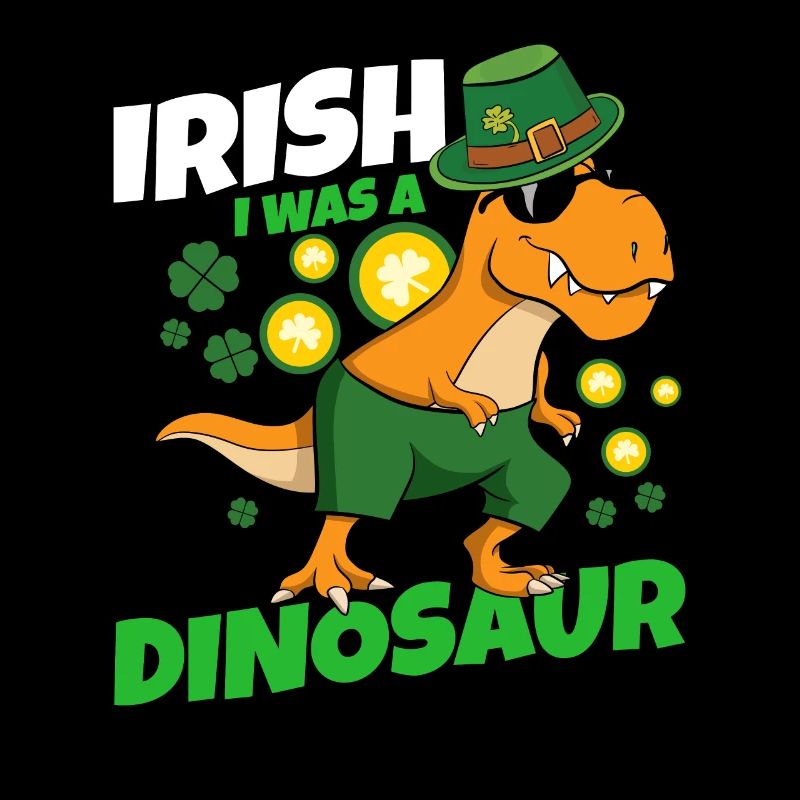 Irish I Was A Dinosaur Dino St Patricks Day Toddle