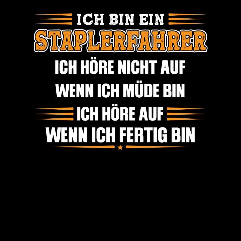 Staplerfahrer Job Gabelstapler Geschenk