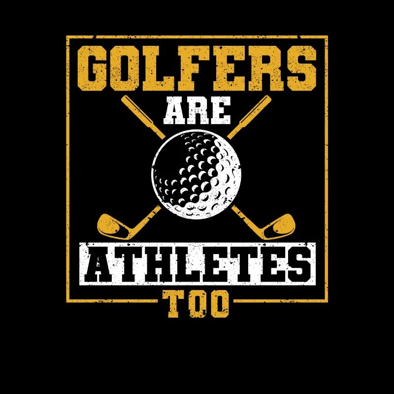 Fun golf lover Golf playing player