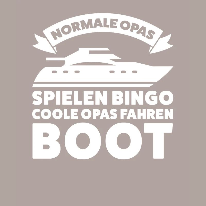 Boot Opa Bootfahrer Geschenk