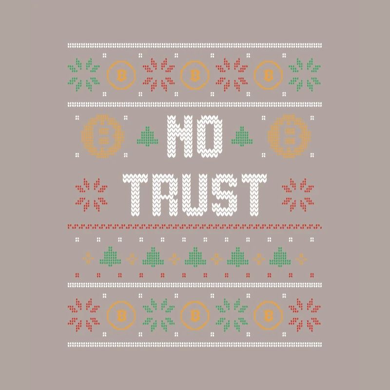 Pas de confiance dans crypto Crypto Crypto Noël