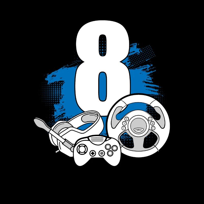 Gaming Controller 8 Years Old Video Gamer