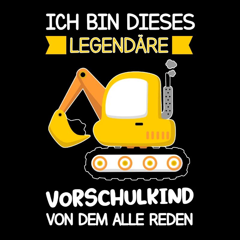 Vorschule Bagger Vorschüler Geschenk