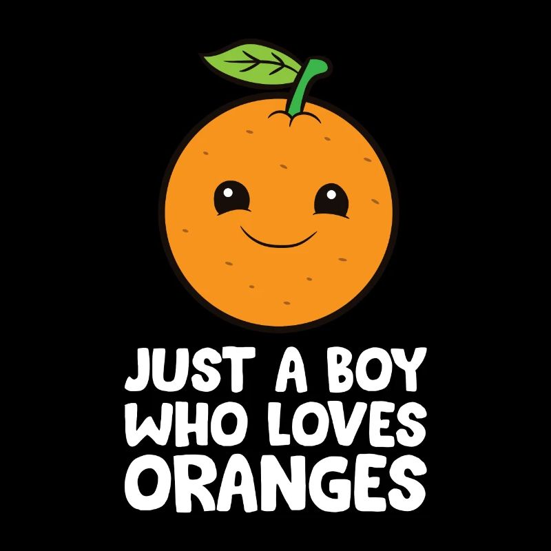 Juste un garçon qui aime les oranges