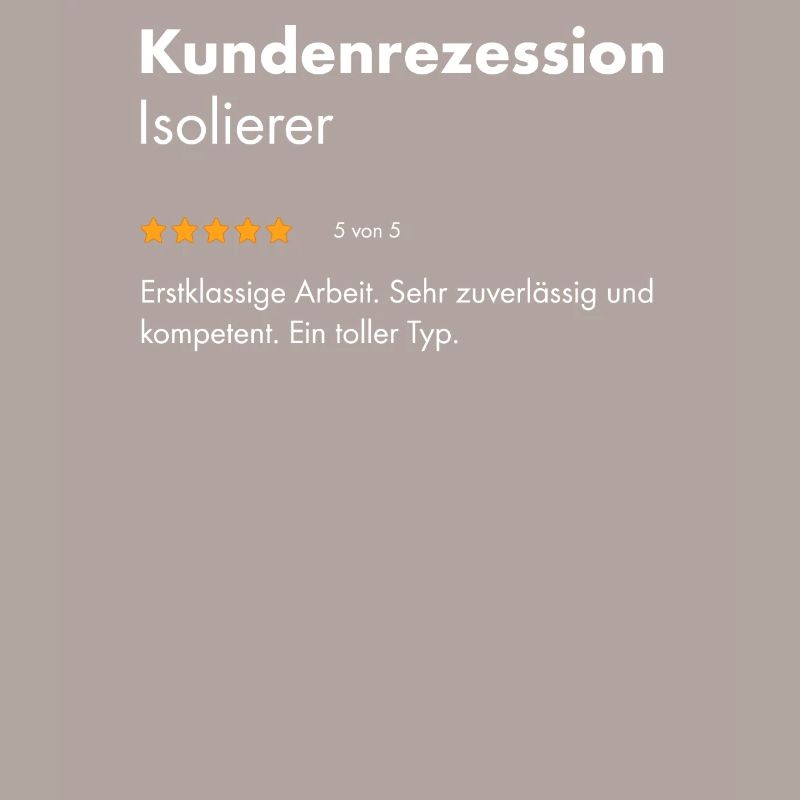 Isolierer I Isolierfacharbeiter oder