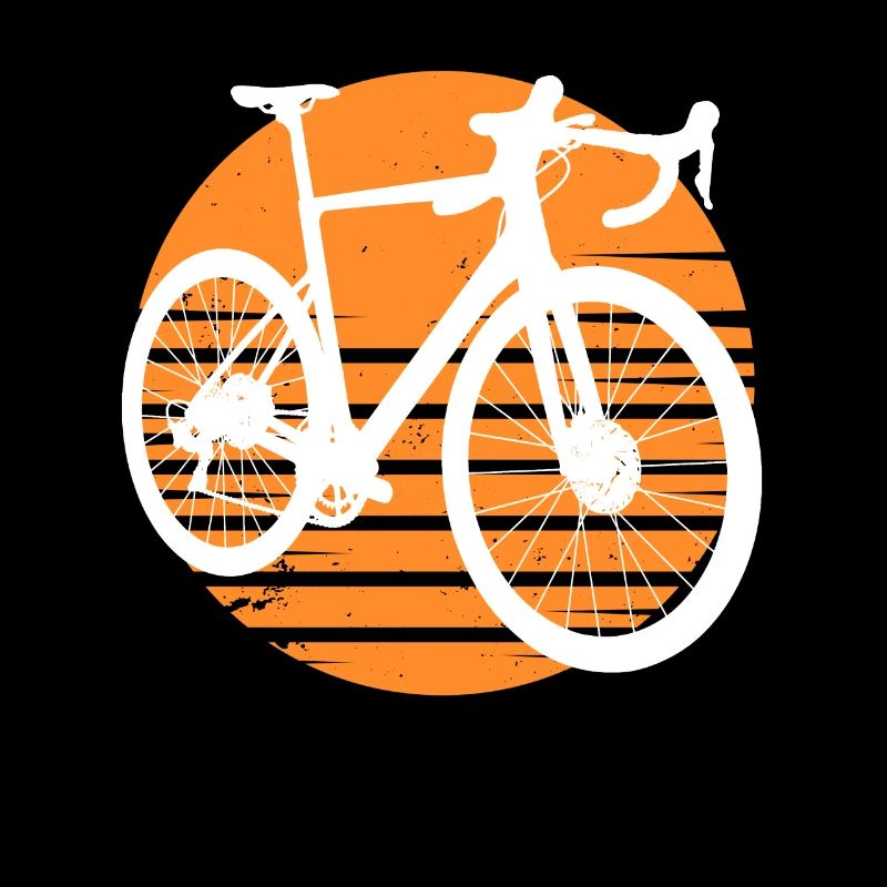 Conception de vélo de route pour cyclistes Vintage