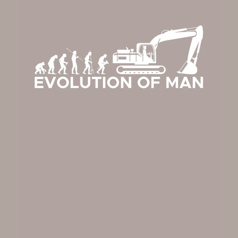 Evolution Excavator Driver Shirt Cadeau