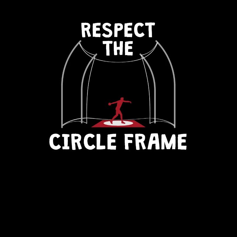 Respect The Circle Frame, Diskuswerfen Mann
