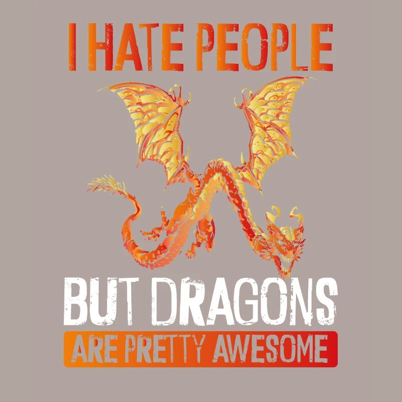 I hate people except dragons