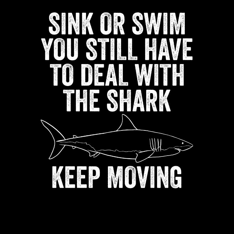 Couler ou nager avec le requin