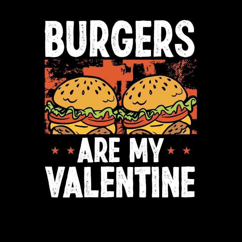 La nourriture burger est ma Saint-Valentin