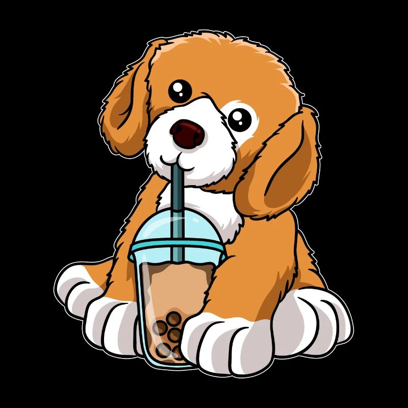 Kawaii Bubble Tea Chien