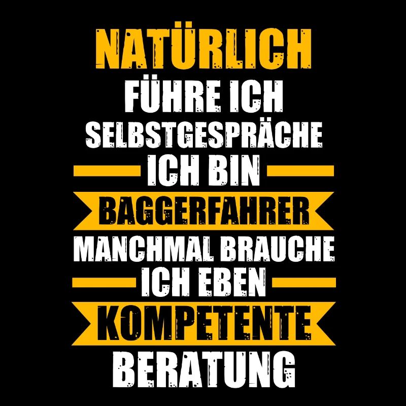 Baggerfahrer Job Baumaschine Geschenk