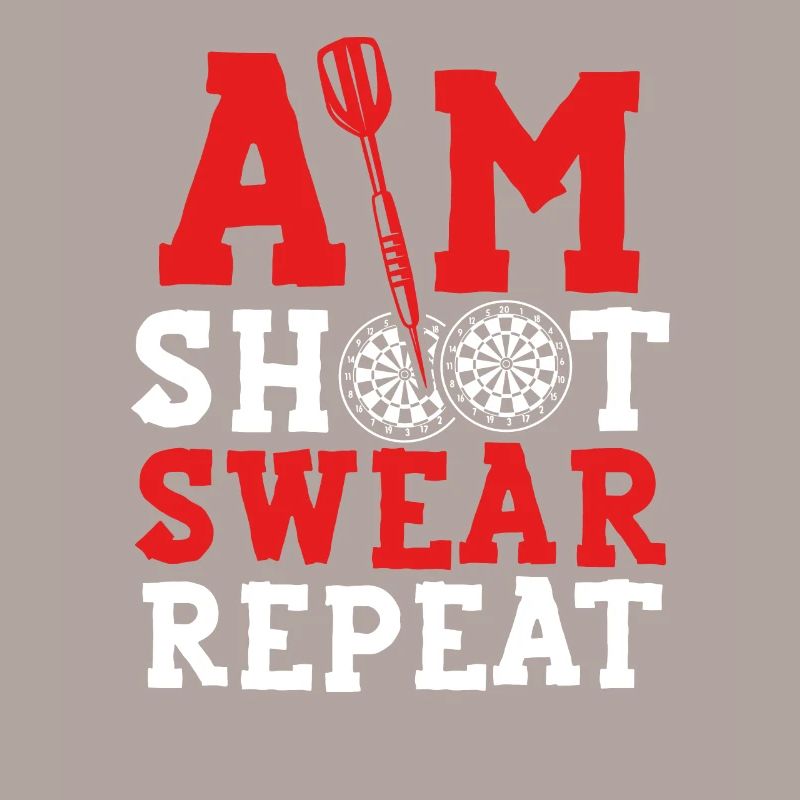 Target shooting, swearing, repeating
