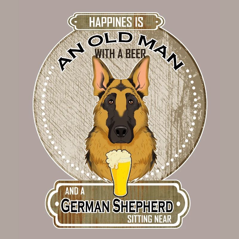 German Shepherd Dad Beer Lover