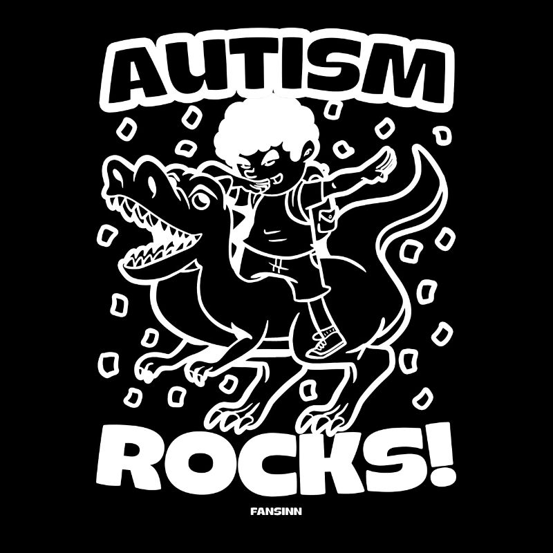 Syndrome d’Asperger Autisme T-Rex Dino