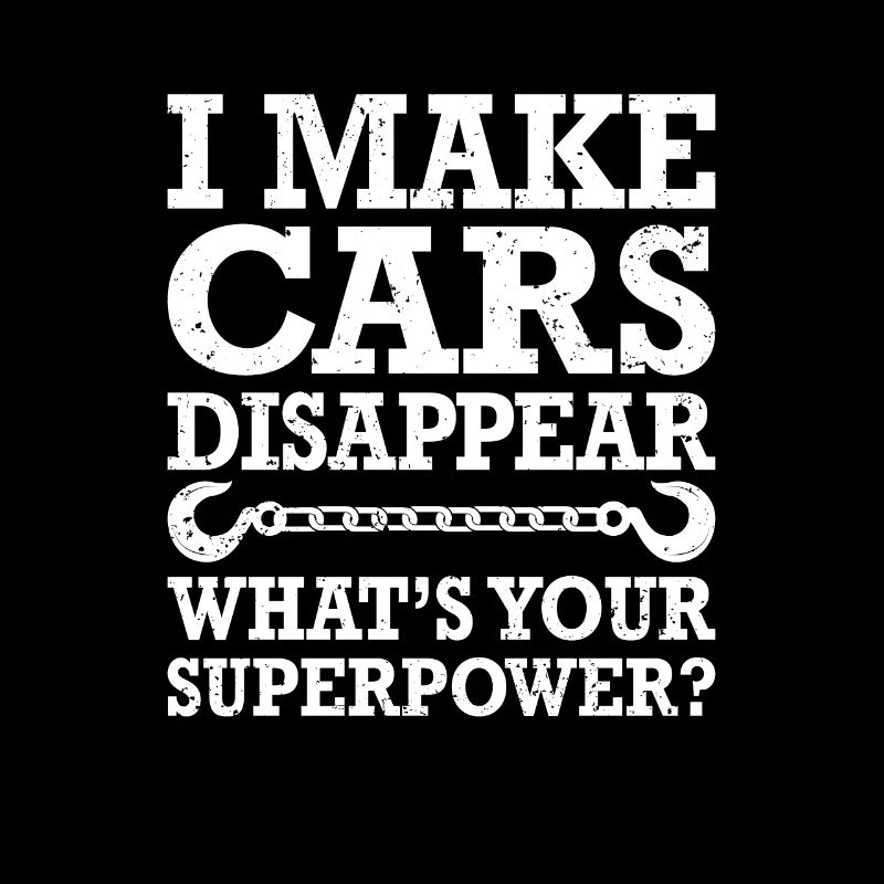 I Make Cars Dissapear Superpower, Abschleppwagen