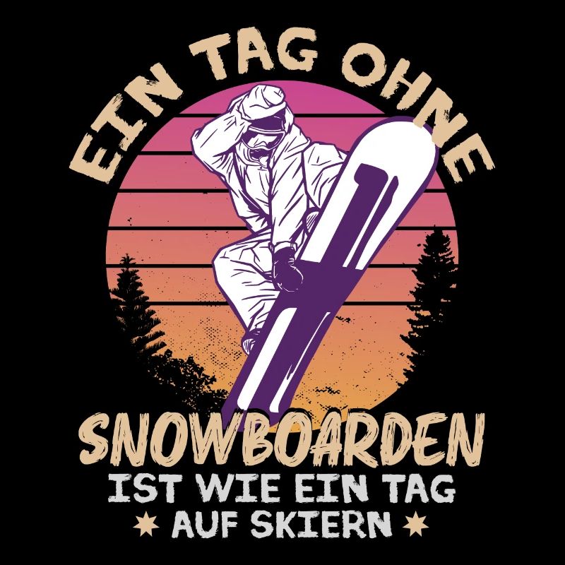 Snowboarden Ein Tag ohne Snowboard
