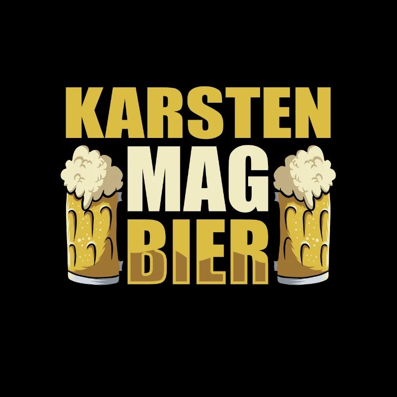 Karsten mag Bier Name Geburtstag