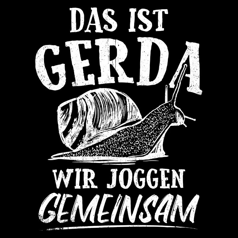 Das Ist Gerda Wir Joggen Gemeinsam Laufen Langsame