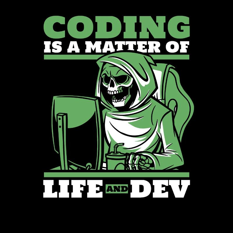 Developer Coder Programmer Skeleton