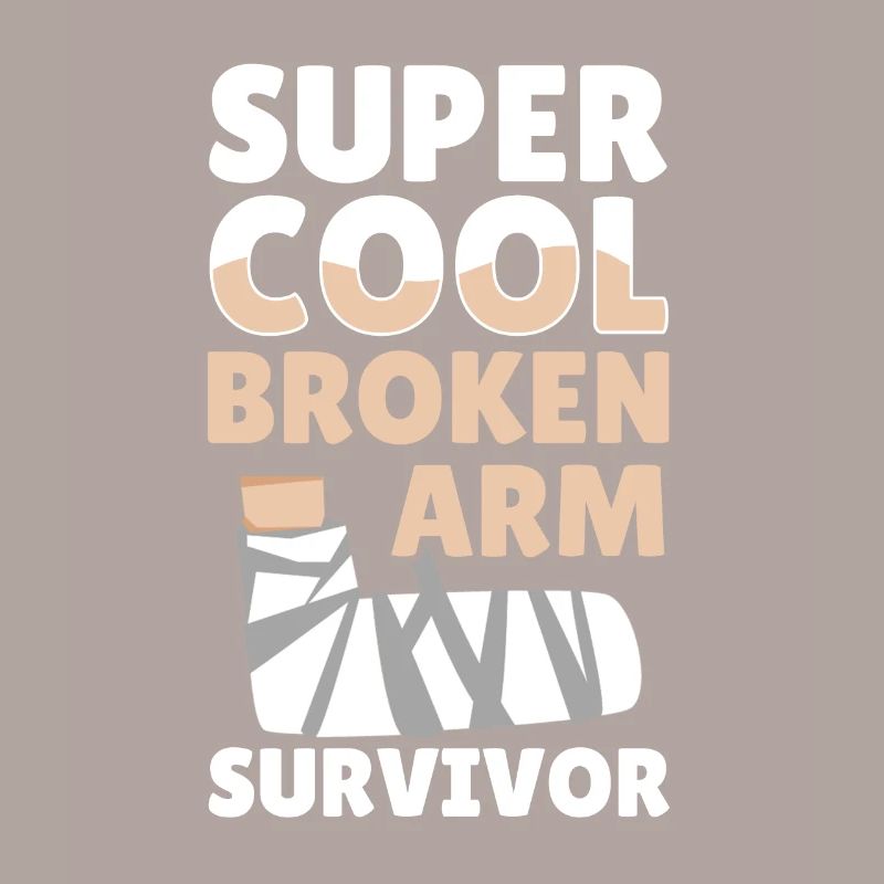Cool Broken Arm Survivor Knochen Ellbogen Hand