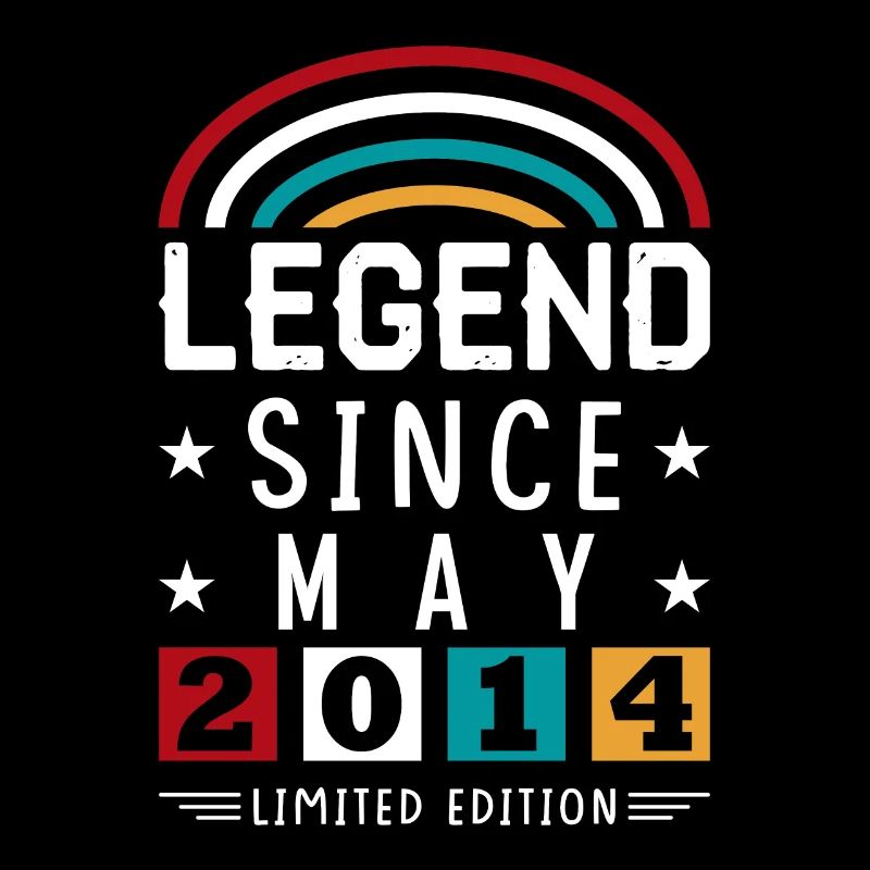 2014 Legend Since Geburtstag Geschenk Mai