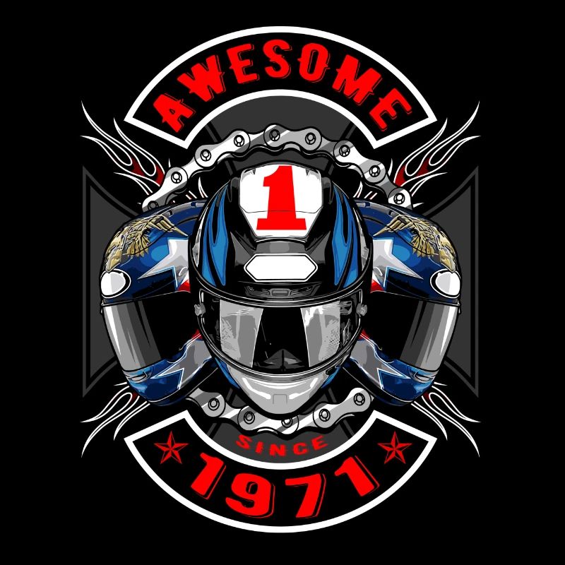 Awesome since 1971, Biker Geburtstag