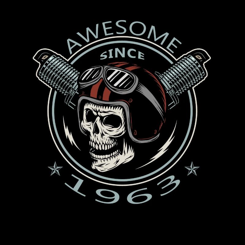 Awesome since 1963, Biker Geburtstag