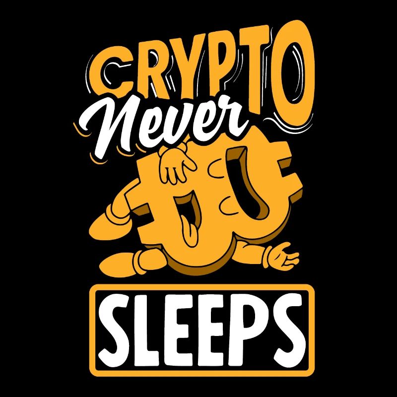 Crypto Never Sleeps Cryptocurrency BTC