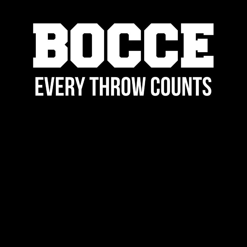 Bocce Every Throw Counts Shirt Geschenk