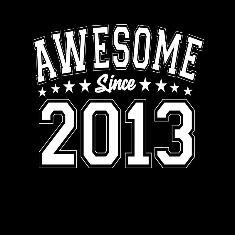 Awesome Since 2013 Geburtstag 2013 Vintage 2013