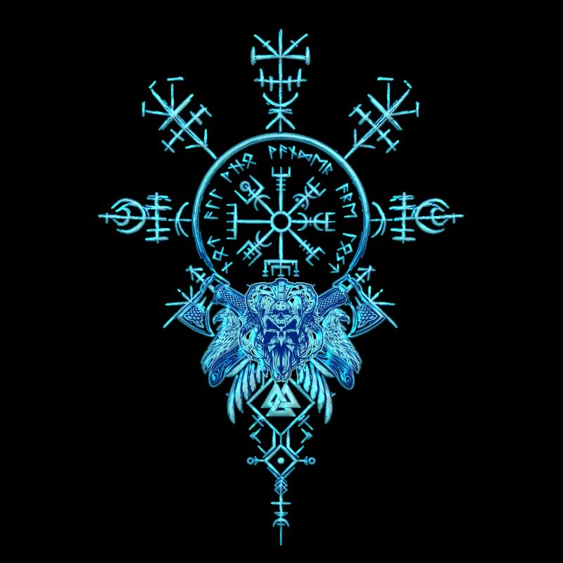 Celtic Vikinger Vegvisir compass Vikings