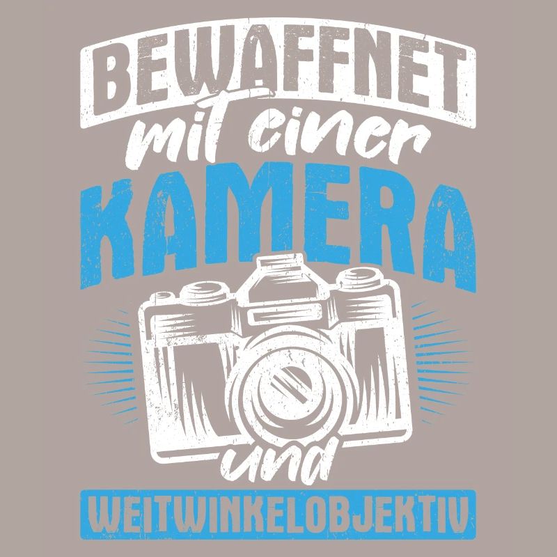 Bewaffnet mit einer KAMERA und WEITWINKELOBJEKTIV